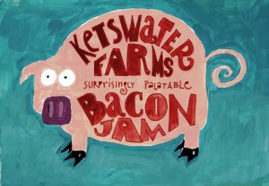 Label for bacon jam