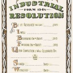 Industrial Resolution Form 13-16A